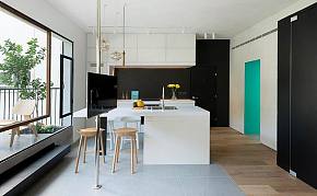 清新淡雅现代公寓厨房设计