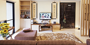 典雅日式风格客厅设计
