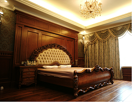 古典美式风格卧室装修设计