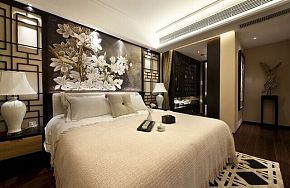 典雅中式卧室设计效果图