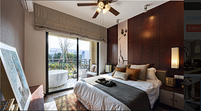 东南亚风格室内卧室设计效果图