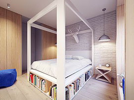 舒适现代风格华沙公寓卧室设计