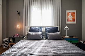 以色列时尚现代风格公寓卧室设计