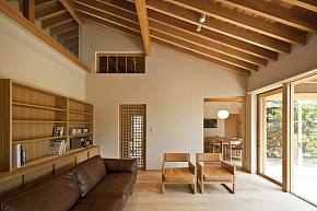 日式现代风格客厅装饰图片