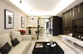 现代风格二居室客厅设计