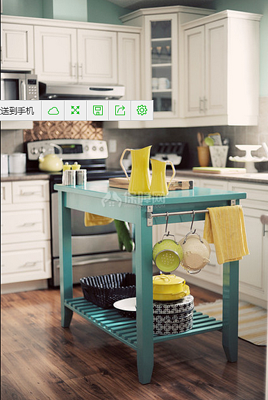 白色宜家風(fēng)格家裝廚房