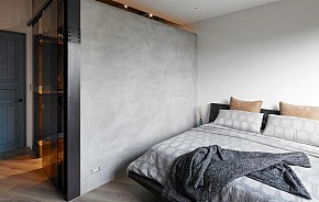 125平米工业风格公寓卧室效果图