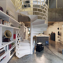 115平米现代实用风格公寓楼梯设计图