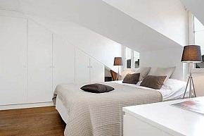 斯德哥尔摩97平米阁楼卧室装修效果图