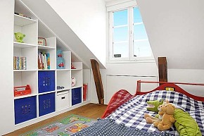斯德哥尔摩97平米阁楼儿童房设计