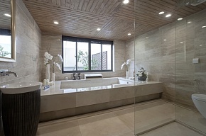 新古典时尚别墅卫生间浴缸图片