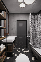 84平米现代风格公寓卫生间装修设计