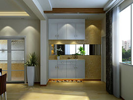 108平米现代时尚风格三居室休闲区装修设计