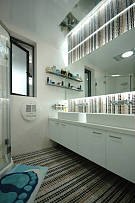 时尚现代风格三居室卫生间装修设计