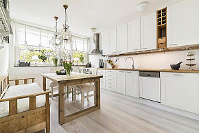舒适北欧风格三居室厨房装修设计