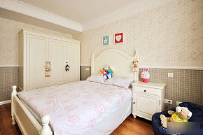 美式风格温馨卧室效果图