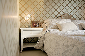 欧式风格卧室床头柜图片