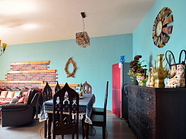 一居室波西米亚风格餐厅图片