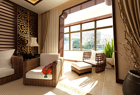 休闲区东南亚风格设计