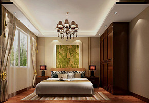 卧室东南亚风格图片