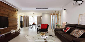 现代二居室设计 把“树”搬回家中客厅