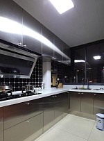 126平米混搭風(fēng)格廚房整體櫥柜設(shè)計(jì)