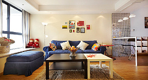 现代时尚客厅沙发背景墙设计