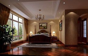 中建红杉溪谷欧式风格卧室装修效果图