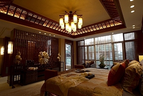 东南亚复古卧室设计图片