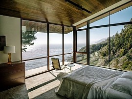 度假屋混搭风格卧室飘窗设计