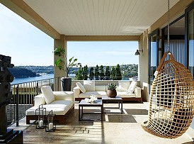 美式风格设计艺术之家开放式阳台图片