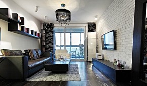 现代两居室客厅灯具装饰设计