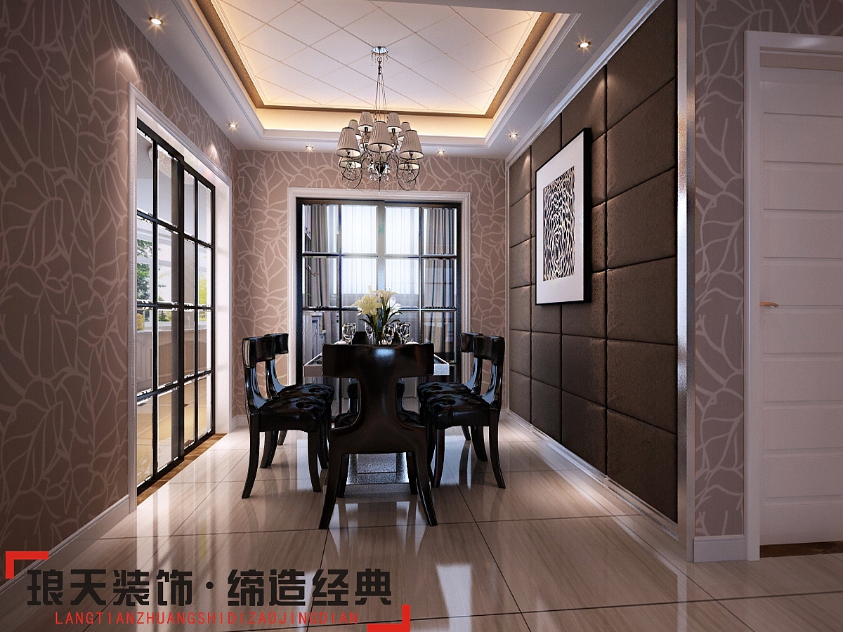 本案是比较典型的简欧风格的设计，整个空间比较随意和