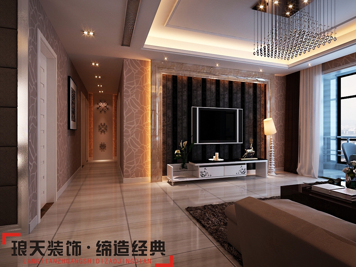 本案是比较典型的简欧风格的设计，整个空间比较随意和