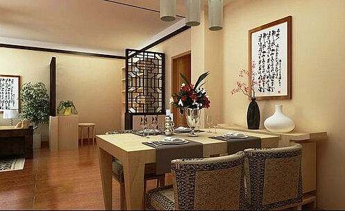 中国传统居室非常讲究空间的层次感，这种传统的审美观