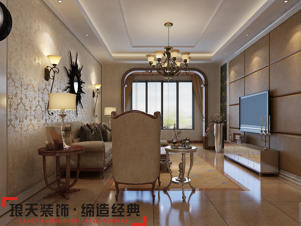 本案主要利用美式的设计元素与现代的装修手法相结合。