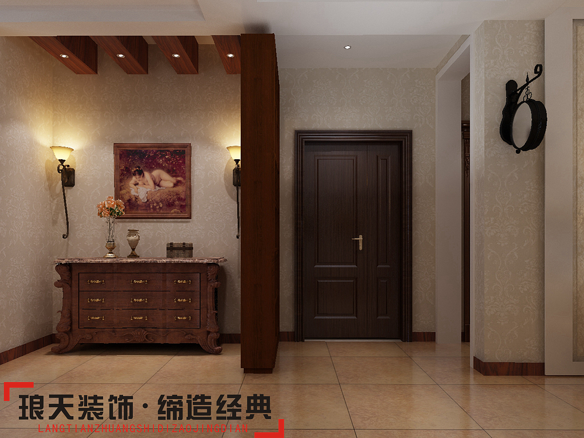 本案主要利用美式的设计元素与现代的装修手法相结合。