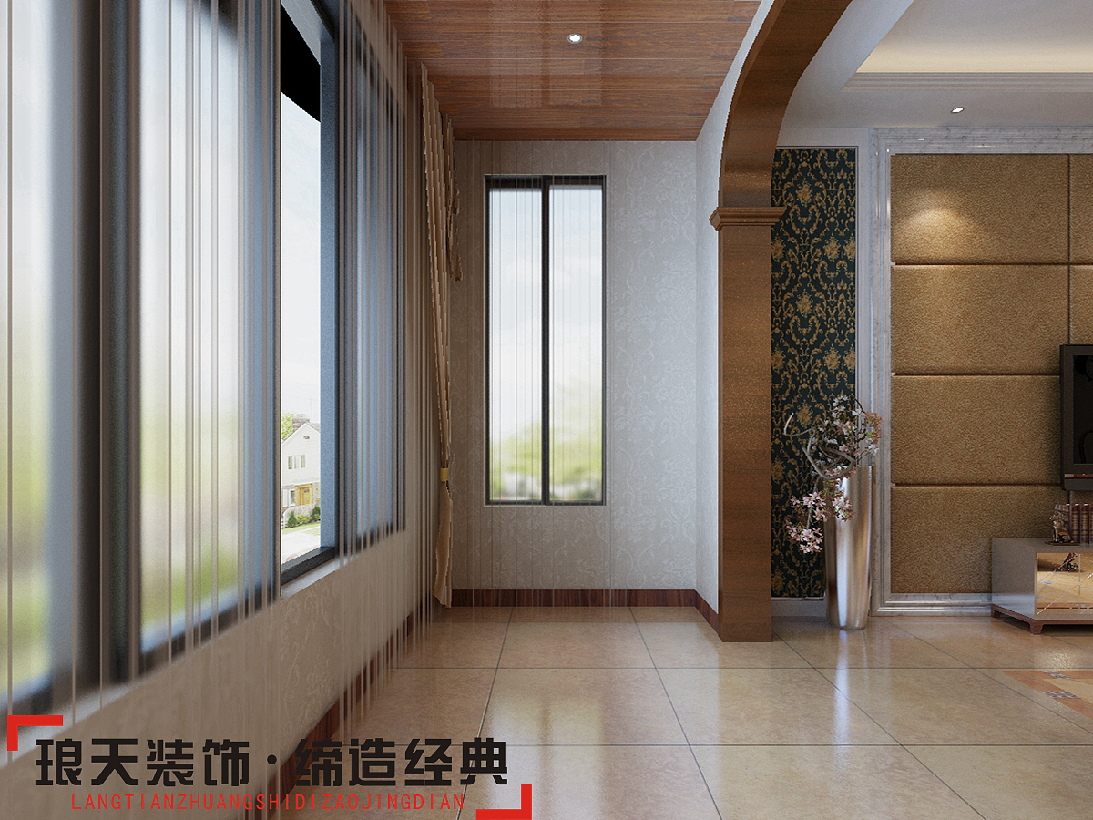本案主要利用美式的设计元素与现代的装修手法相结合。