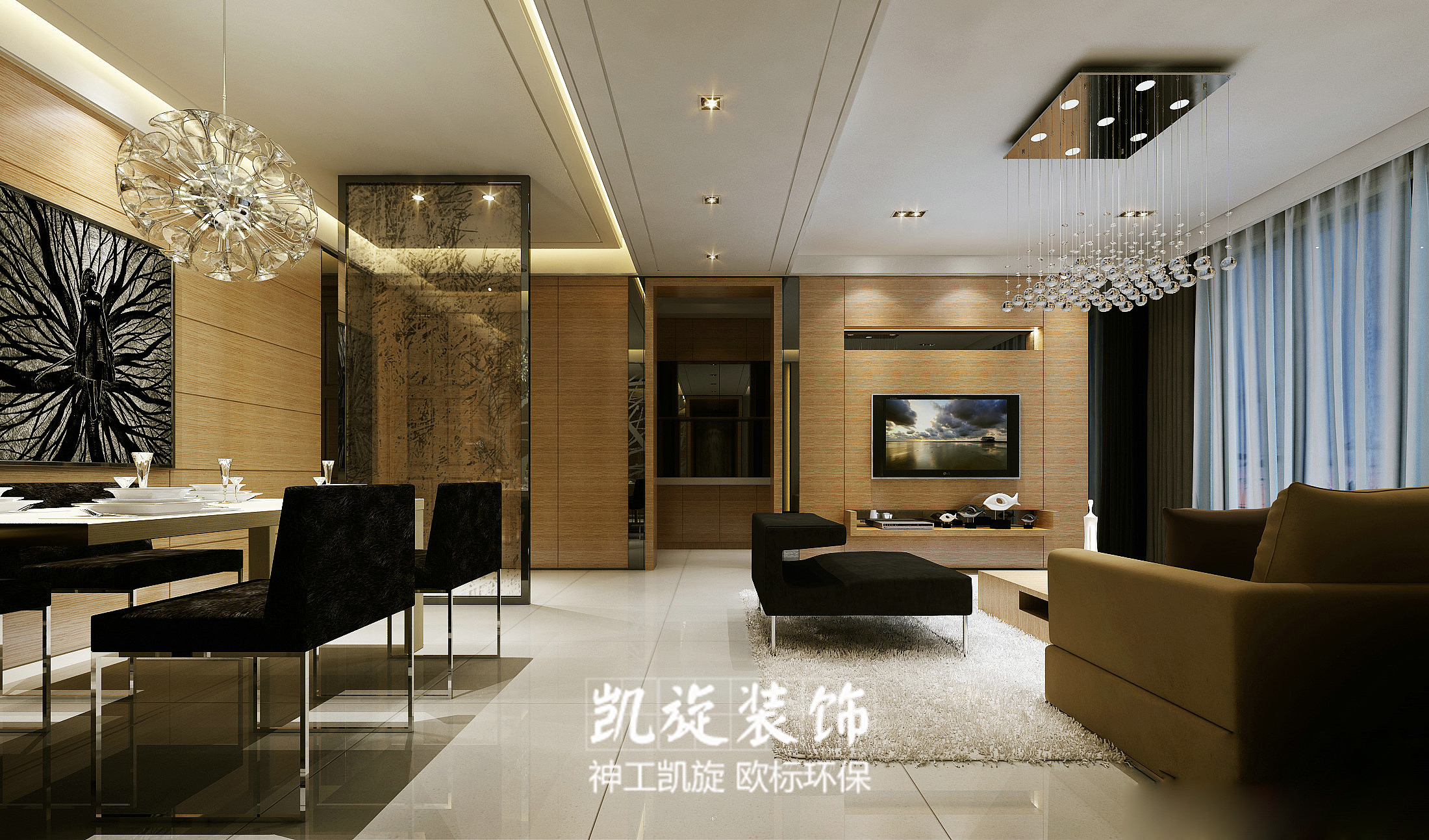 化简无谓多余的墙面区隔，让视线延伸能够更加自由不受