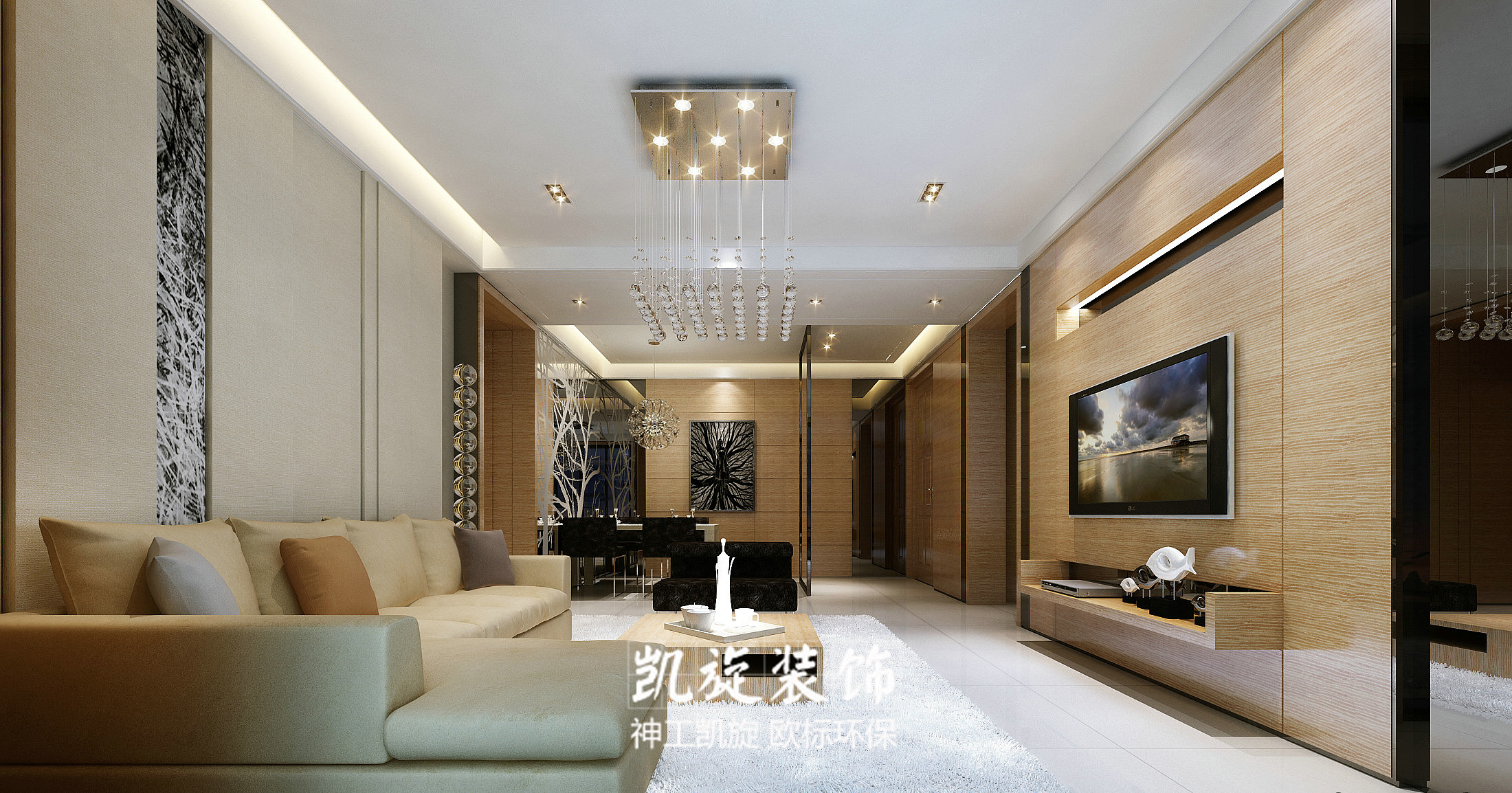 化简无谓多余的墙面区隔，让视线延伸能够更加自由不受