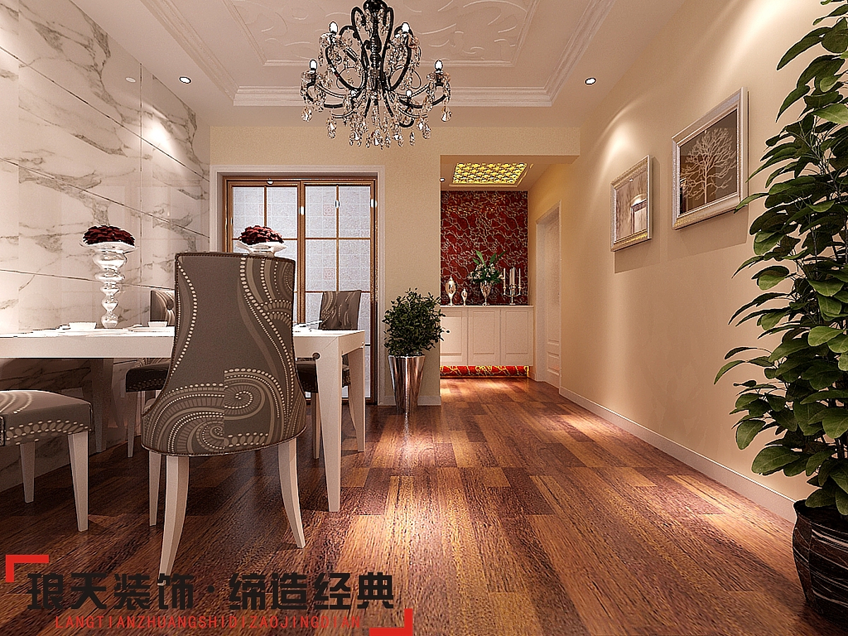本案是以欧式风格进行布局设计，以纯欧式的设计元素进