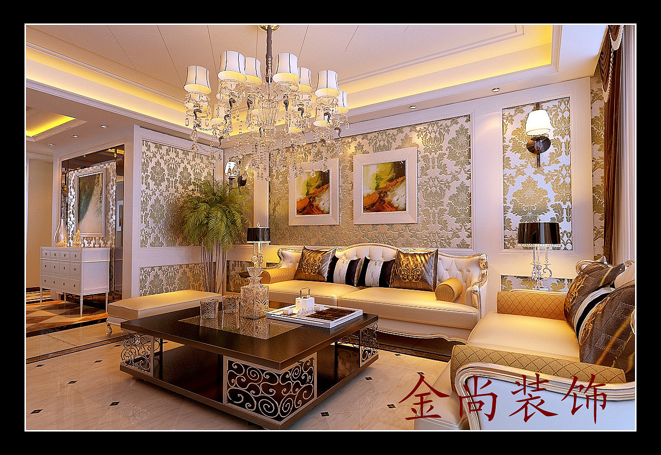设计理念：该案业主是一对未婚夫妇，均为私企老总，本