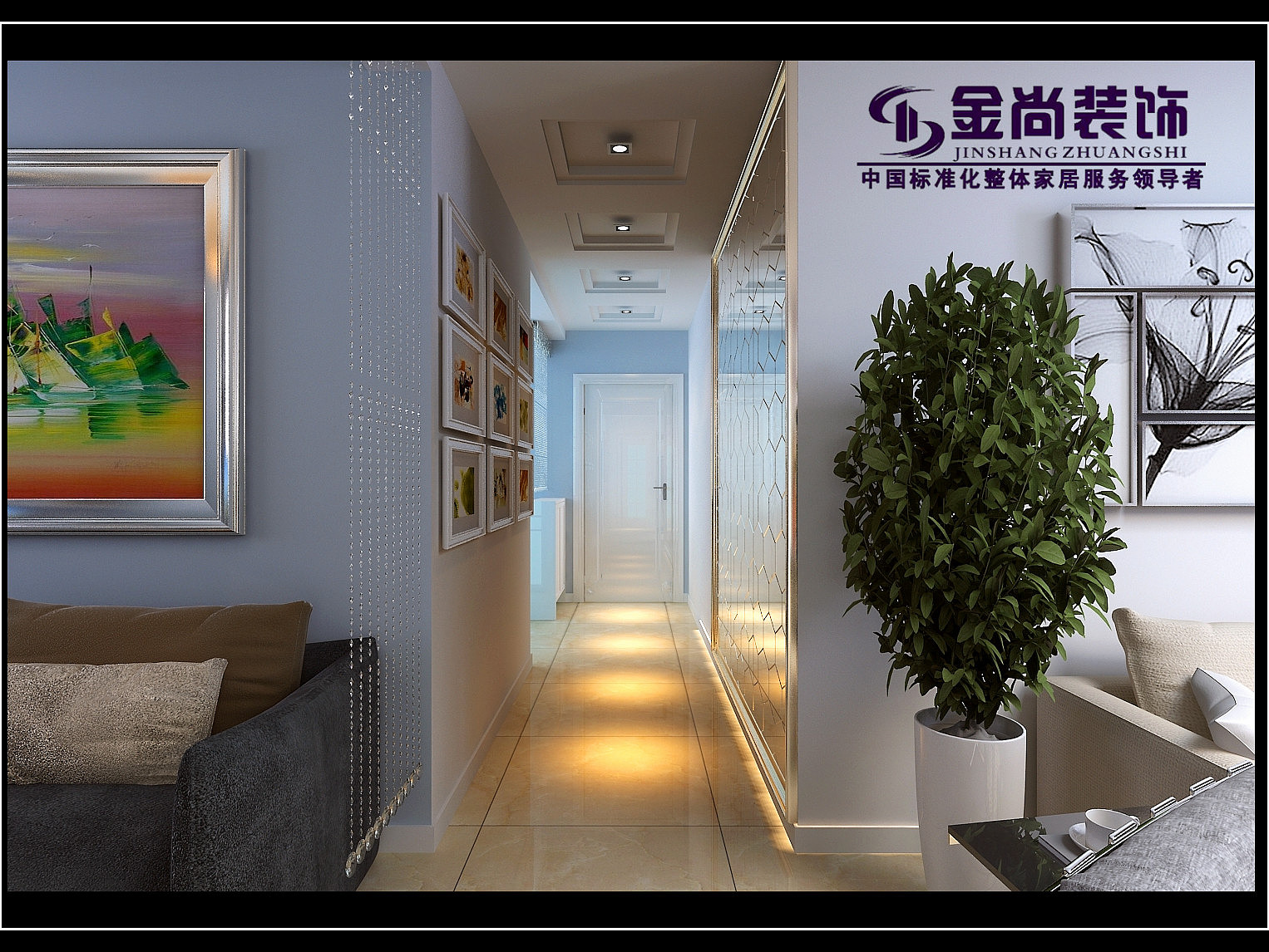 设计理念：室内设计的目的就是要通过设计使我们居住的