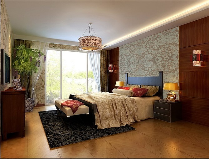 在本案中，我们采用了新中式设计风格，新中式一般是指