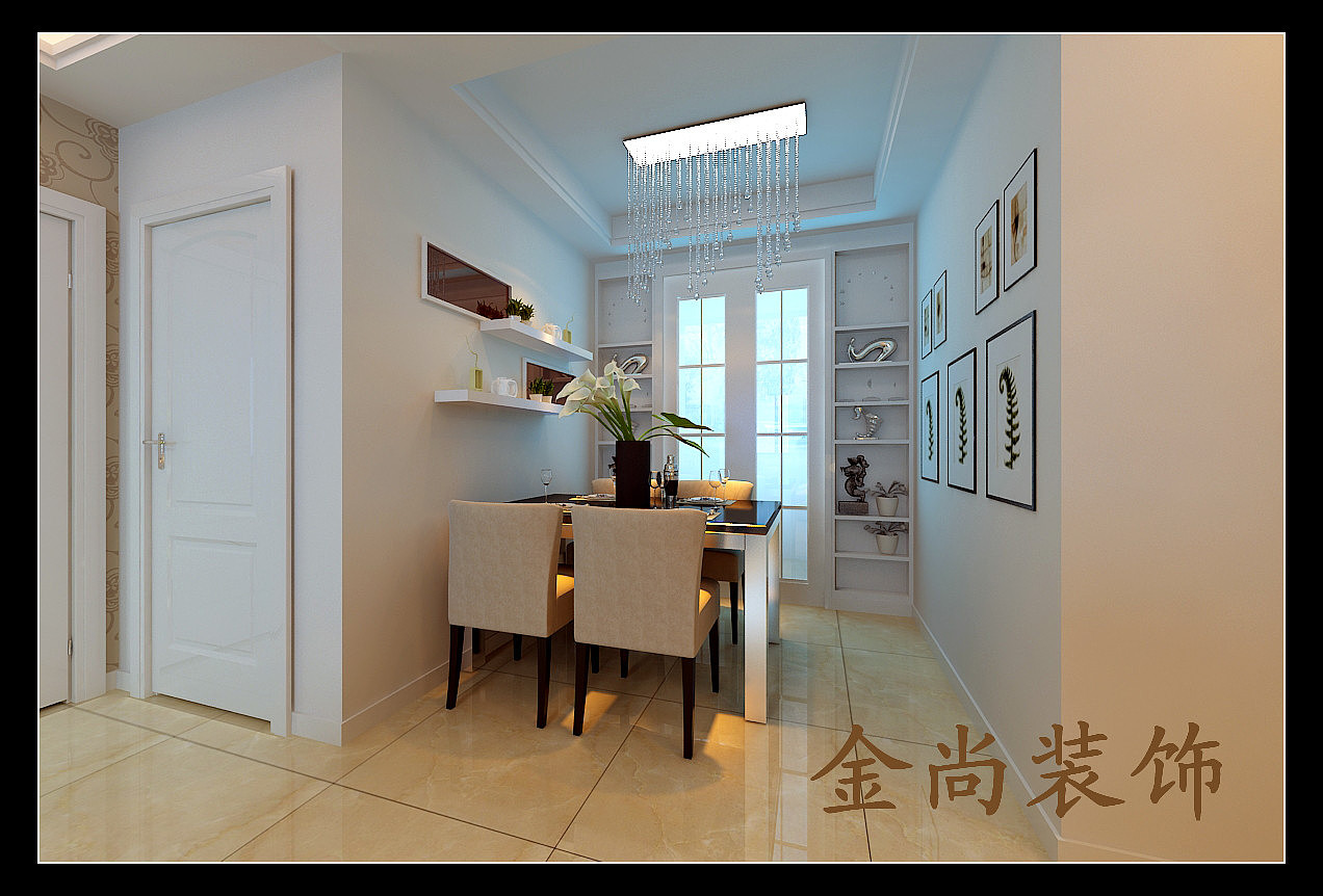 设计理念：该作品是雅园两室两厅两卫的户型，业主是一