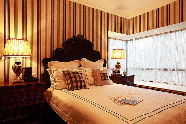 美式的沉稳加上线条的修饰，简称完美，很多业主朋友认