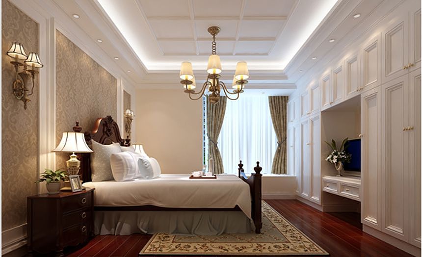 本案采用简欧风格。本方案平面改动不多，一是对过道的