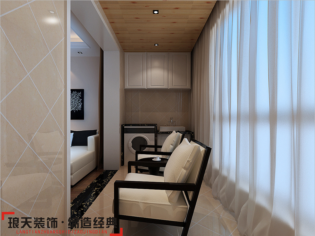 本案的设计效果是简约风格。迎合业主对家具的实用性，