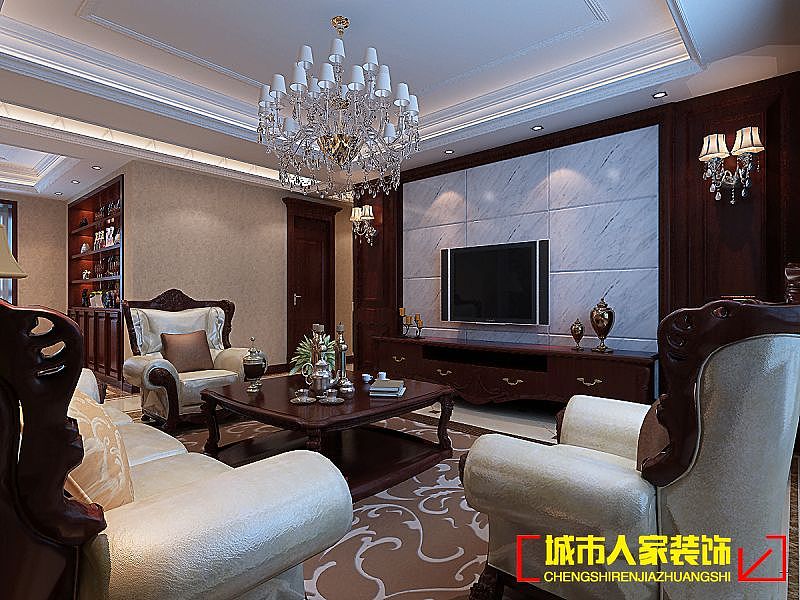 设计说明：简约中式风格整体兼有传统中式风格和现代简