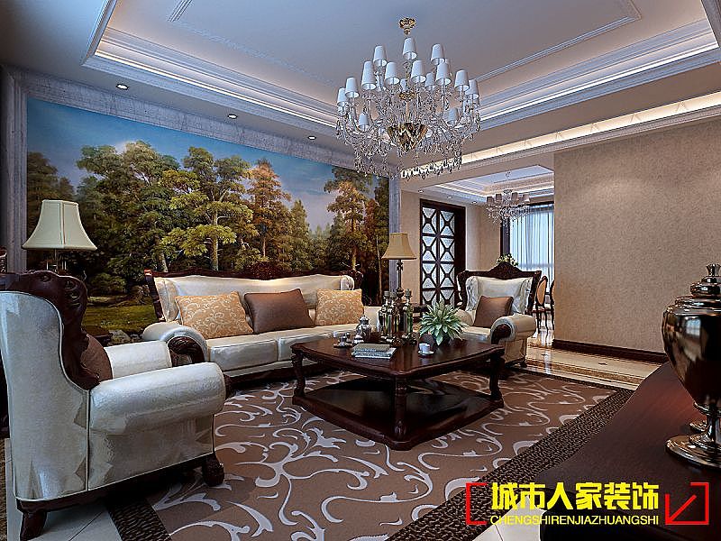 设计说明：简约中式风格整体兼有传统中式风格和现代简